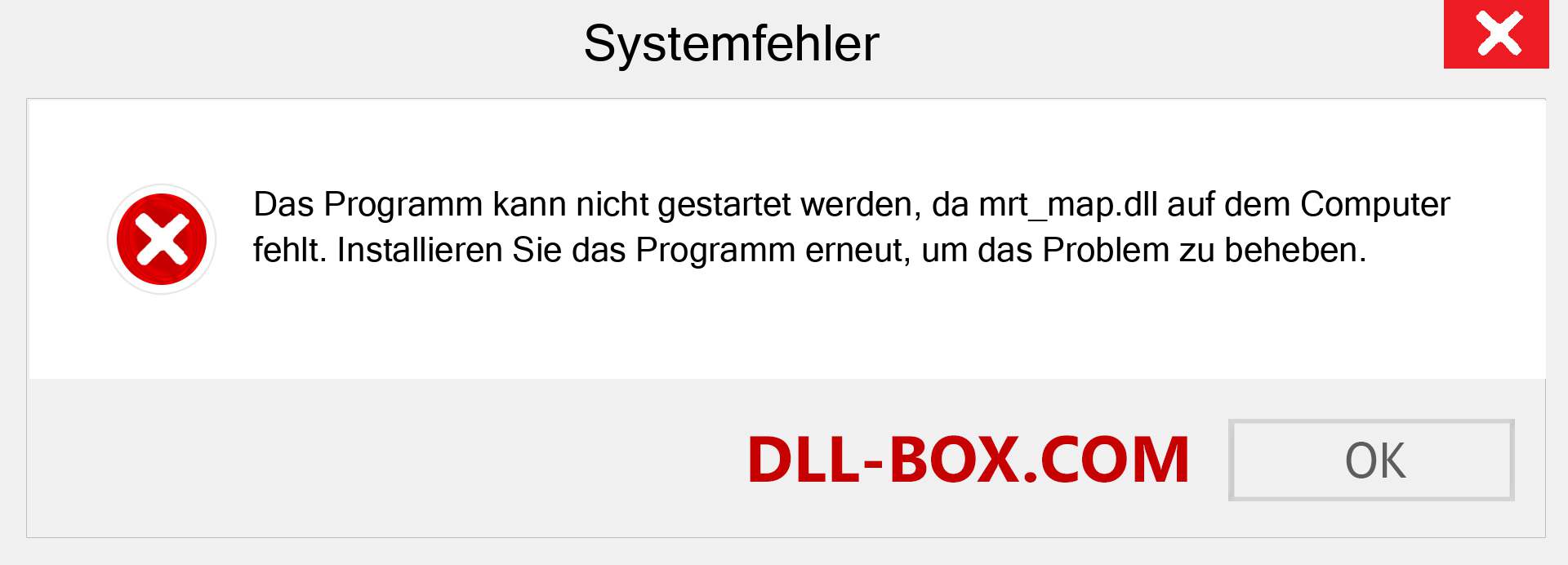 mrt_map.dll-Datei fehlt?. Download für Windows 7, 8, 10 - Fix mrt_map dll Missing Error unter Windows, Fotos, Bildern